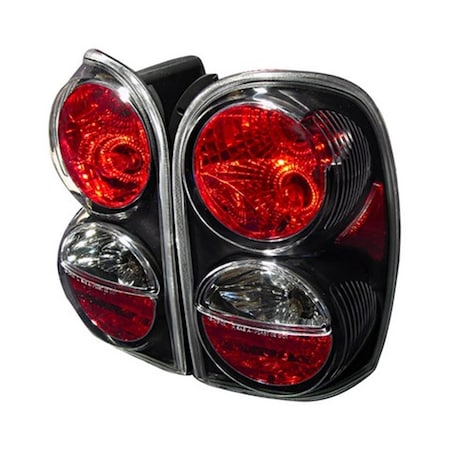 Overtime Altezza Tail Lights for 02 to 04 Jeep Liberty, Black - 7 x 14 x 17 in. OV2654301